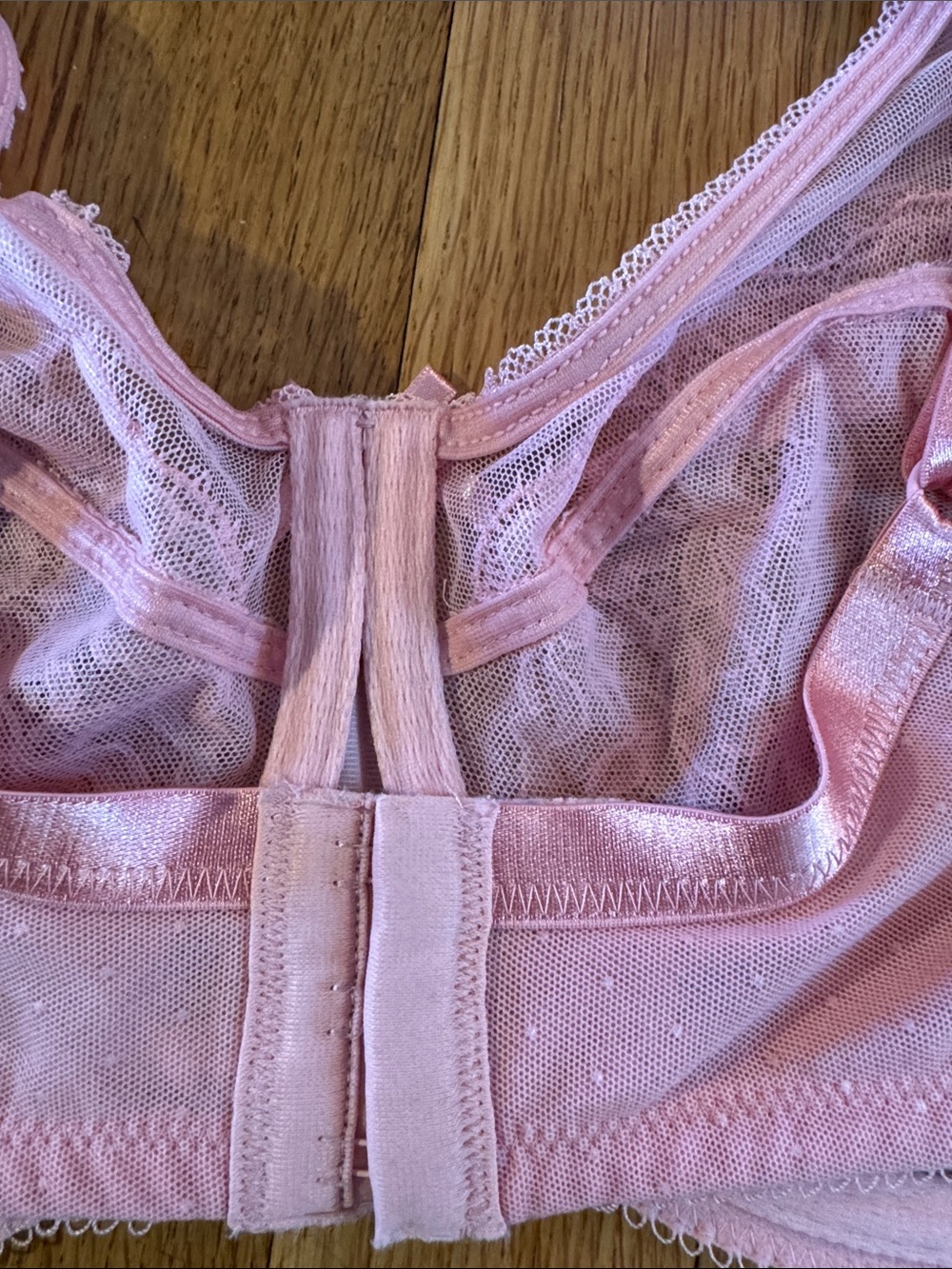 🐷 Wacoal Retro Chic Unlined Underwire Bra - Bridal Rose - Picture 8 of 14